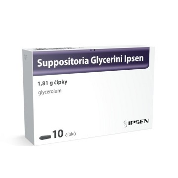 Suppositoria Glycerini Ipsen Glycerinové čípky—1,81g, 10ks