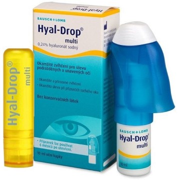 Hyal Drop multi + balzám na rty—10 ml