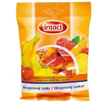 Intact sáček hroznový cukr Ovocný mix—S vitaminem C 75 g