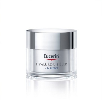 Eucerin Hyaluron-Filler + 3x EFFECT Denní krém —SPF15 Pro suchou pleť, 50 ml