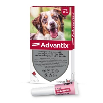 Advantix pro psy spot-on 10- 25 kg—1x2,5 ml