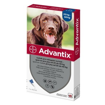 Advantix pro psy spot-on nad 25 kg—1x4 ml