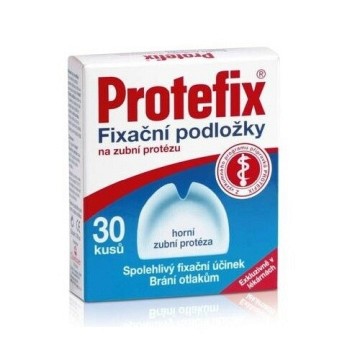 Protefix Fixační podložky na horní zubní protézy—30ks