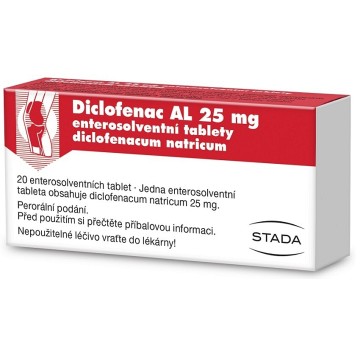 Diclofenac AL—25mg 20 tablet