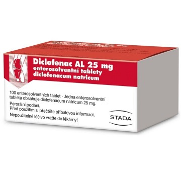 Diclofenac AL—25mg, 100 tablet