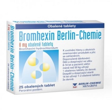 Bromhexin 8 Berlin-Chemie—25 x 8 mg