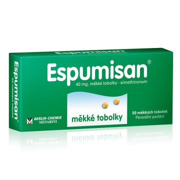 Espumisan 40 mg—50 měkkých tobolek