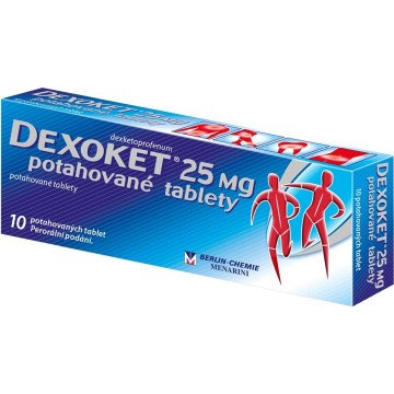 Dexoket 25 mg—10 tablet