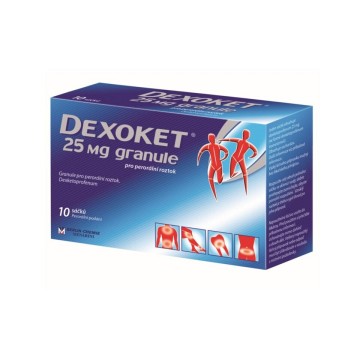 Dexoket 25 mg—granule 10 sáčků