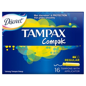 DH Tampax Tampóny Regular —16 ks