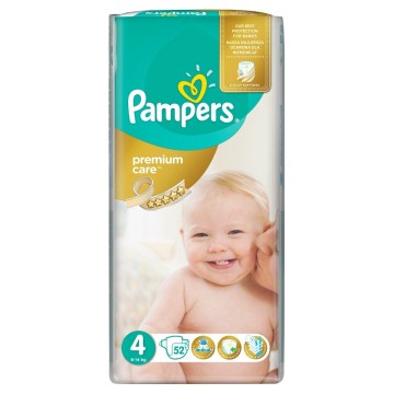 Pampers Premium Care Maxi 7-14kg—52 ks