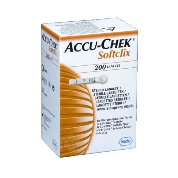 Accu-Chek Softclix lančety—200 ks