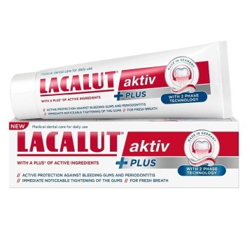 Lacalut Aktiv Plus zubní pasta —75ml