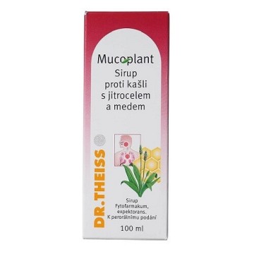 Mucoplant sirup proti kašli s jitrocelem a medem—Dr. Theiss , 100 ml