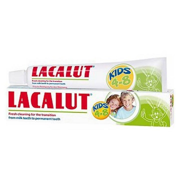 Lacalut zubní pasta dětská 4-8 let—50 ml