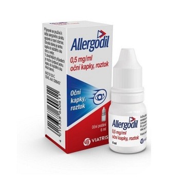 Allergodil 0,5 mg/ml—oční kapky, 6 ml