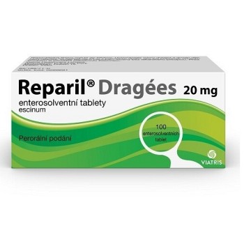 Reparil Dragées—20mg, 100 tablet