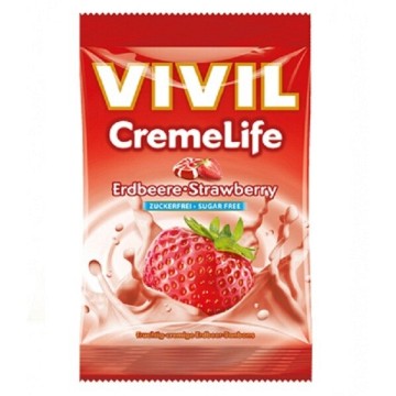 Vivil Creme life Jahoda bez cukru —60 g