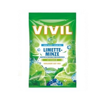 Vivil Limetka-peprmint+vit.C bez cukru—60g