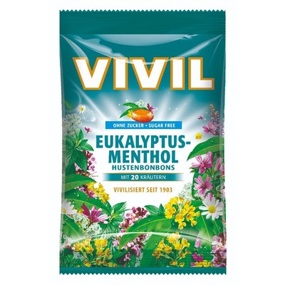 VIVIL Eukalyptus-mentol + 20 druhů bylin —80 g