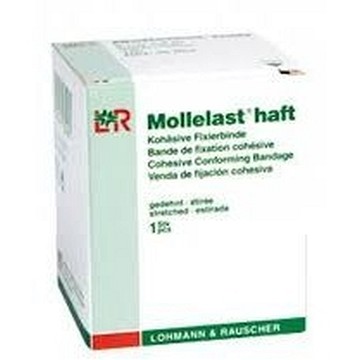 Obinadlo elastické fixační kohezní—Mollelast Haft 6cm x 4m