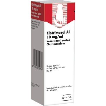 Clotrimazol AL 10mg/ml Kožní sprej—roztok 30 ml