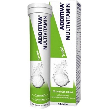 Additiva Multivitamin tropic—20 šumivých tablet