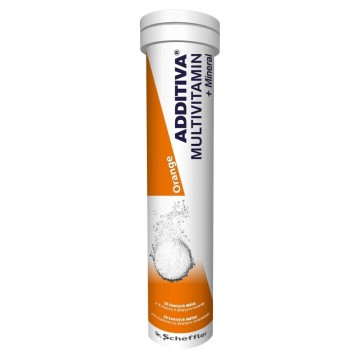 Additiva Multivitamíny a Minerály pomeranč—20 šumivých tablet