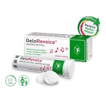 GeloRevoice pastilky do krku třešeň-mentol —10ks