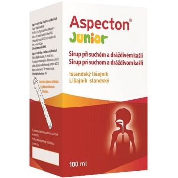 APOTEX Aspecton Junior —Sirup při suchém a dráždivém kašli, 100ml