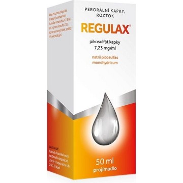 Regulax pikosulfát kapky—7,23mg/ml kapky 50ml