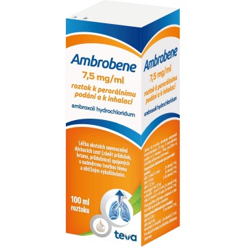 Ambrobene 7,5mg/ml—roztok 100 ml