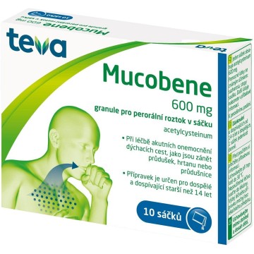 Mucobene 600 mg —10 sáčků