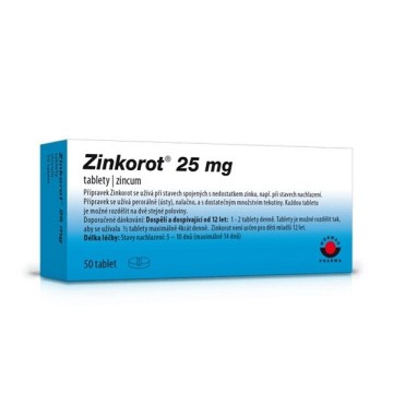 Zinkorot 25mg—50 tablet