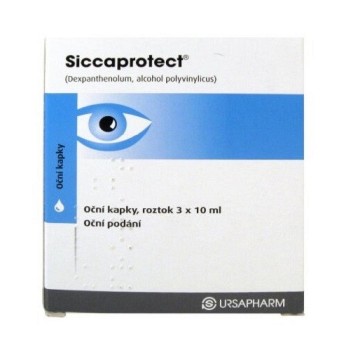 Siccaprotect—oční kapky 3x10 ml