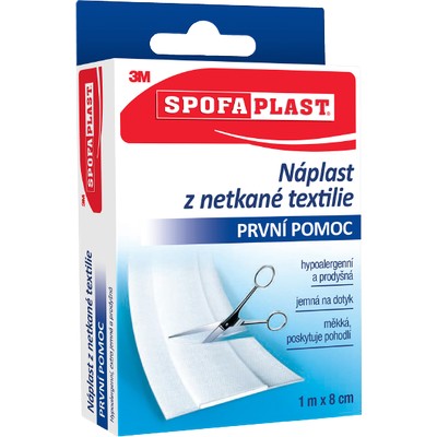 Spofaplast 3M Náplast z netkané textilie —8 cm x 1 m, 1 ks