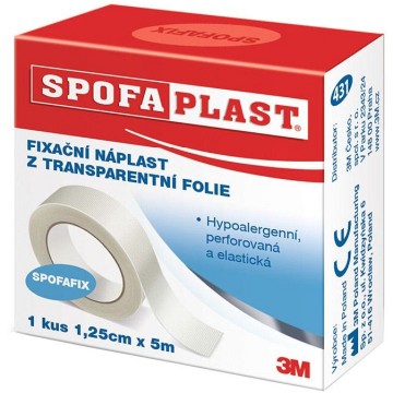 Spofaplast 3M 431 náplast z transparentní fólie