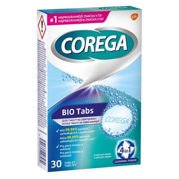 Corega Bio Tabs čisticí tablety—30 ks