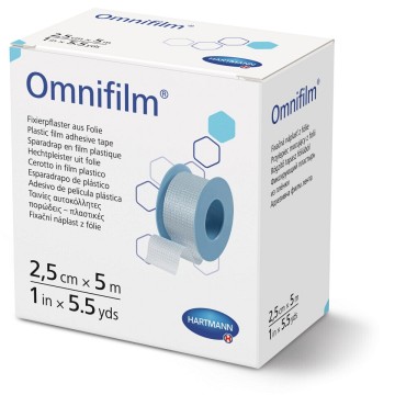 Náplast hypoalergenní Omnifilm 2,5cm x 5m—1 ks