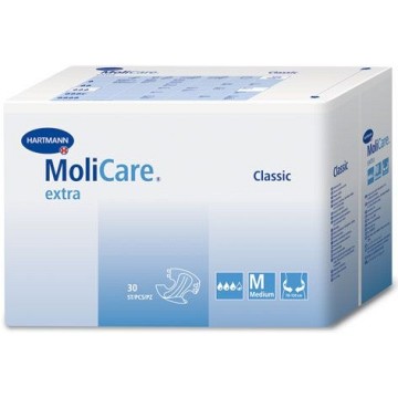 Absorpční kalhotky Molicare Medium—boky 70-120cm, savost 1555ml, 30ks