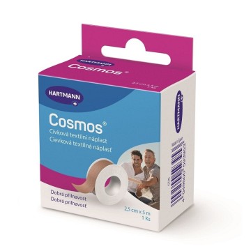 Cosmos cívková pevná náplast 2.5cmx5m—1 ks