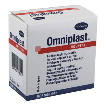 Náplast Omniplast textilní 2.5cmx5m—1 ks