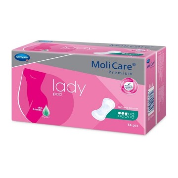 Inkontinenční vložky MoliCare Lady 3 kapky—savost 504ml, 14ks