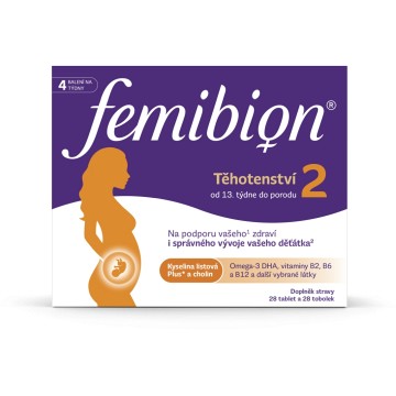 Femibion 2 Těhotenství—28 tablet + 28 tobolek