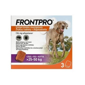 Frontpro 136mg 25-50kg —žvýkací tablety 3ks