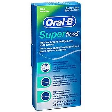 Oral-B SuperFloss—dentální nit voskovaná 1ks