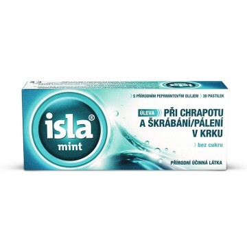 Isla Mint bylinné pastilky—30 tablet