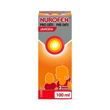 Nurofen Pro Děti Jahoda 20mg/ml—sirup 100 ml