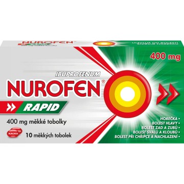 Nurofen Rapid 400mg—10 měkkých tobolek