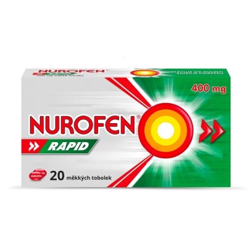 Nurofen Rapid—400mg, 20 měkkých tobolek